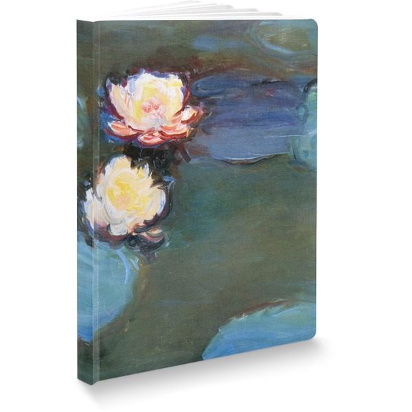 Custom Water Lilies #2 Softbound Notebook - 5.75" x 8"