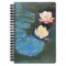Water Lilies #2 Spiral Journal Large - Front View
