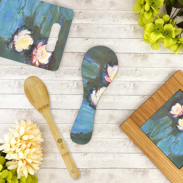 Water Lilies #2 Spoon Rest Trivet - LIFESTYLE