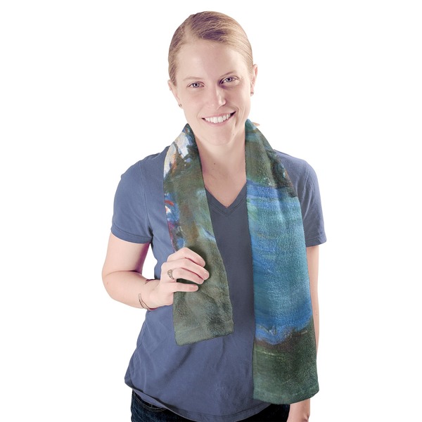 Water Lilies #2 Sport Towel - Exercise use - Model