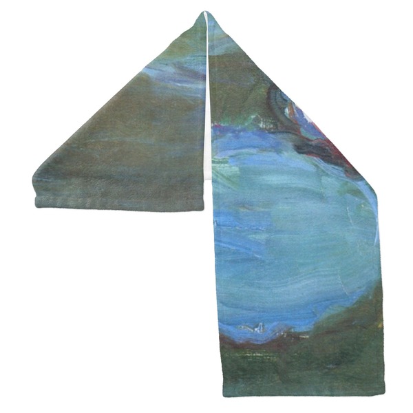 Water Lilies #2 Sports Towel Folded - Both Sides Showing