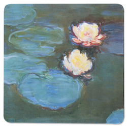 Water Lilies #2 Square Rubber Backed Coaster