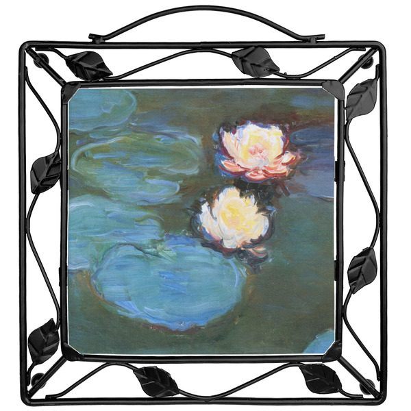 Custom Water Lilies #2 Square Trivet