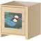 Water Lilies #2 Square Wall Decal on Wooden Cabinet