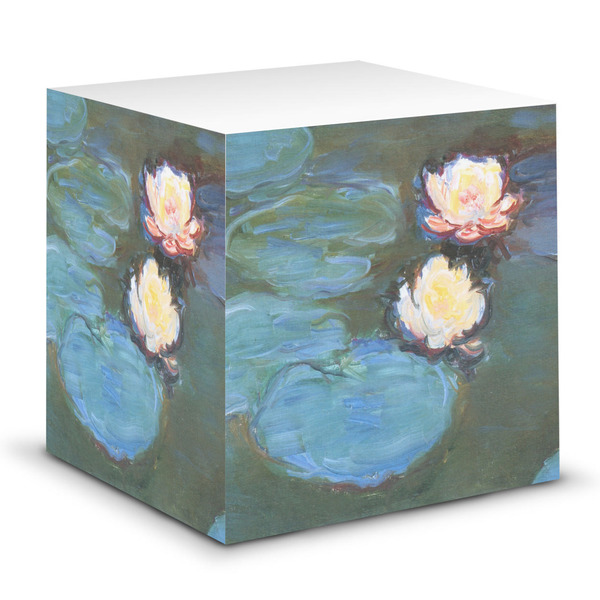Custom Water Lilies #2 Sticky Note Cube