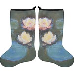 Water Lilies #2 Holiday Stocking - Double-Sided - Neoprene