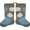 Water Lilies #2 Holiday Stocking - Double-Sided - Neoprene