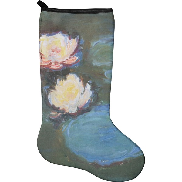 Custom Water Lilies #2 Holiday Stocking - Neoprene
