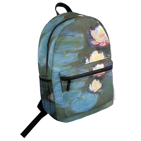 Custom Water Lilies #2 Student Backpack