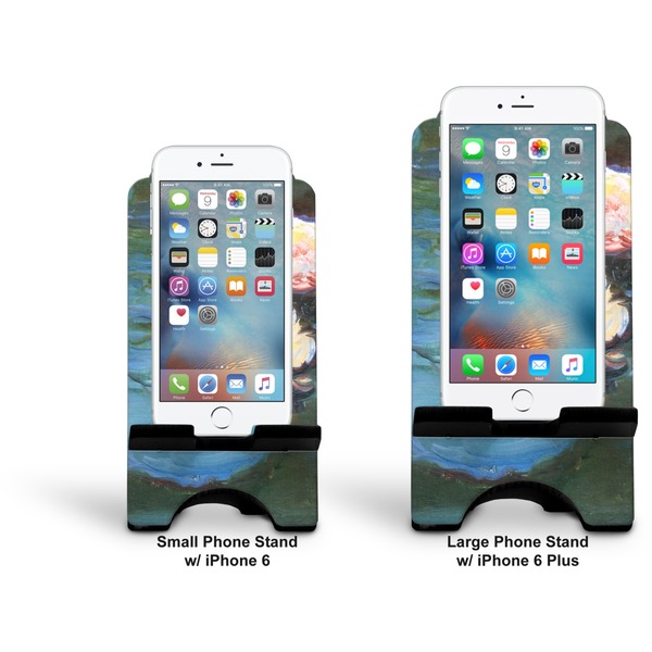 Water Lilies #2 Stylized Phone Stand - Comparison