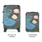 Water Lilies #2 Suitcase Set 4 - APPROVAL