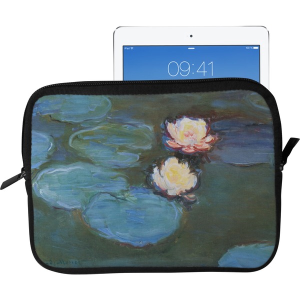 Custom Water Lilies #2 Tablet Case / Sleeve - Large