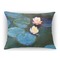 Water Lilies #2 Throw Pillow (Rectangular - 12x16)