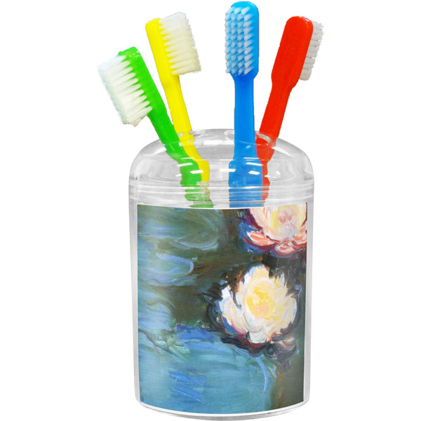 Custom Water Lilies #2 Toothbrush Holder