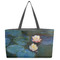 Water Lilies #2 Tote w/Black Handles - Front View
