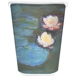 Water Lilies #2 Waste Basket