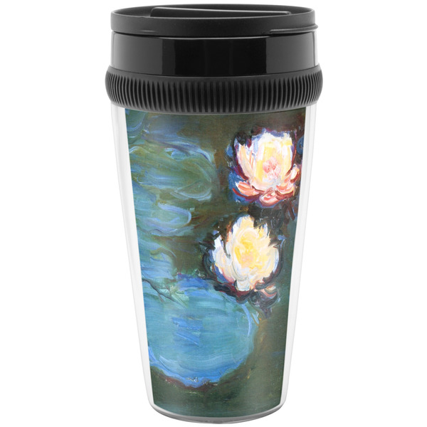 Custom Water Lilies #2 Acrylic Travel Mug without Handle