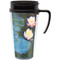 Water Lilies #2 Travel Mug with Black Handle - Front