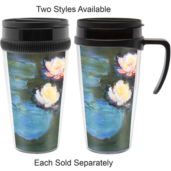 Water Lilies #2 Travel Mugs - with & without Handle