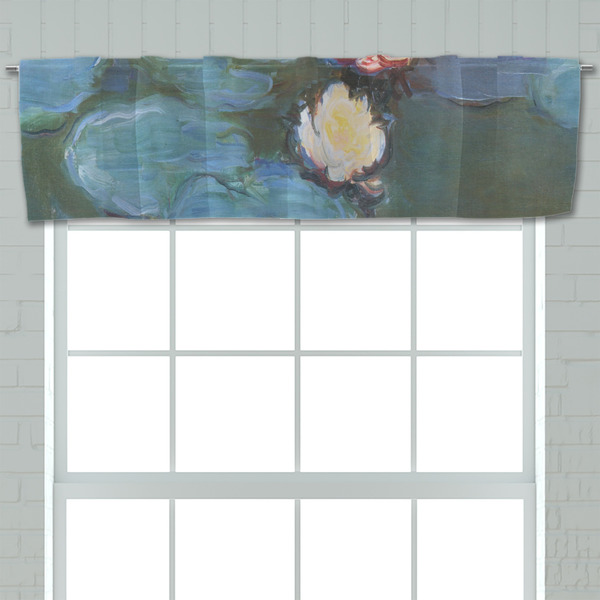 Water Lilies #2 Valance - Closeup on window