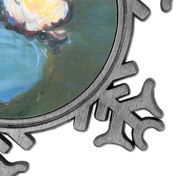 Water Lilies #2 Vintage Snowflake - Detail