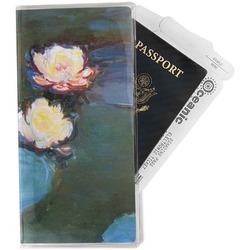 Water Lilies #2 Travel Document Holder