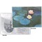 Water Lilies #2 Vinyl Passport Holder - Flat Front and Back