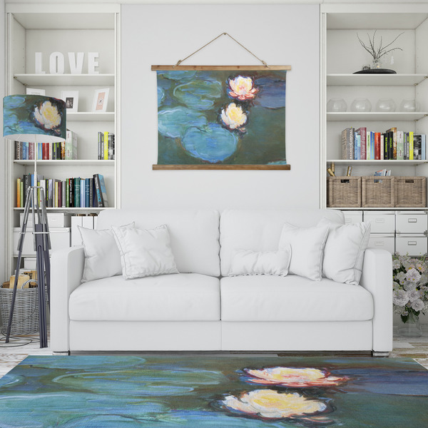 Water Lilies #2 Wall Hanging Tapestry - IN CONTEXT