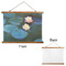 Water Lilies #2 Wall Hanging Tapestry - Landscape - APPROVAL