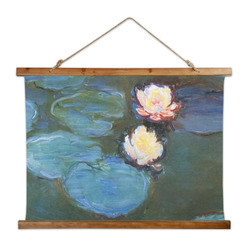 Water Lilies #2 Wall Hanging Tapestry - Wide