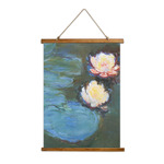 Water Lilies #2 Wall Hanging Tapestry - Tall