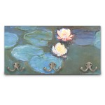Water Lilies #2 Wall Mounted Coat Rack