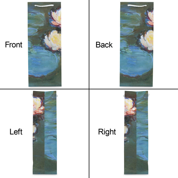Water Lilies #2 Wine Gift Bag - Matte - Approval