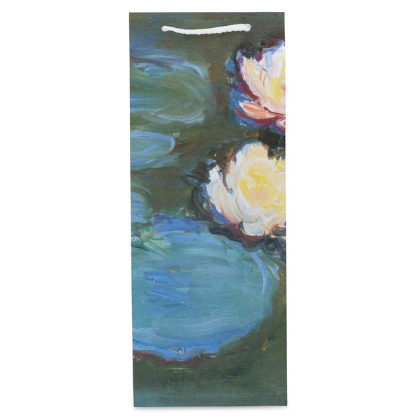 Water Lilies #2 Wine Gift Bag - Matte - Front