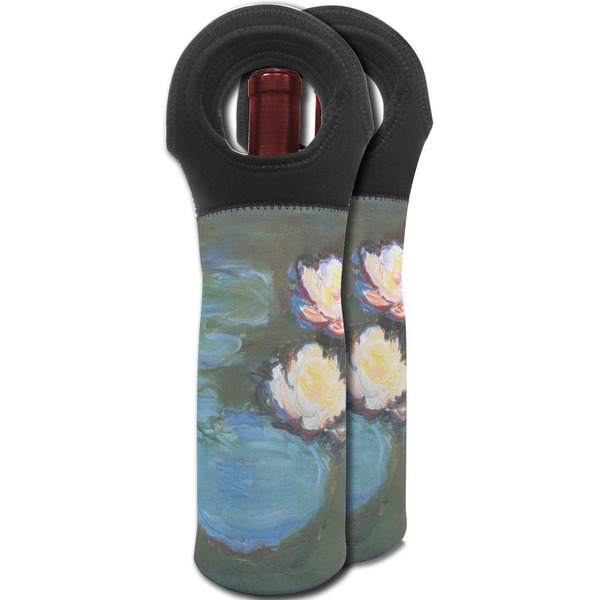 Water Lilies #2 Wine Tote Bag - MAIN