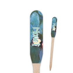 Water Lilies #2 Paddle Wooden Food Picks - Single Sided