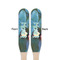 Water Lilies #2 Wooden Food Pick - Paddle - Double Sided - Front & Back