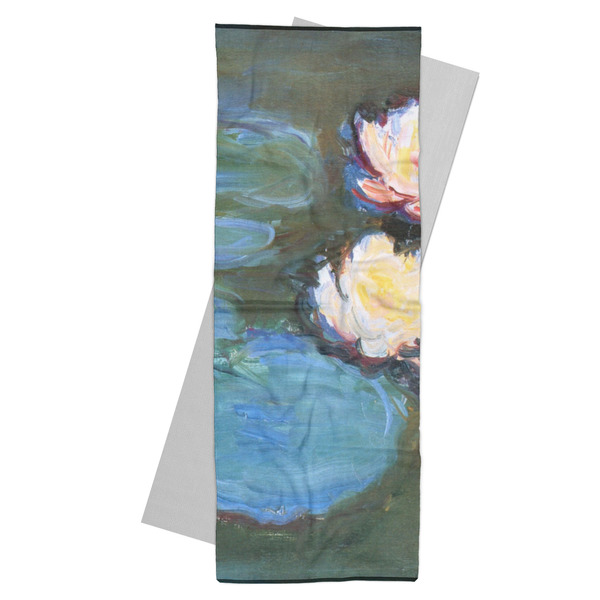 Custom Water Lilies #2 Yoga Mat Towel