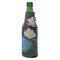 Water Lilies #2 Zipper Bottle Cooler - ANGLE (bottle)