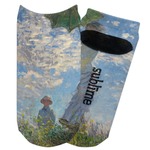 Promenade Woman by Claude Monet Adult Ankle Socks