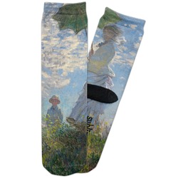 Promenade Woman by Claude Monet Adult Crew Socks