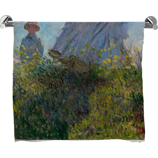 Custom Promenade Woman by Claude Monet Bath Towel