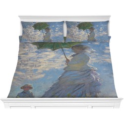 Promenade Woman by Claude Monet Comforter Set - King