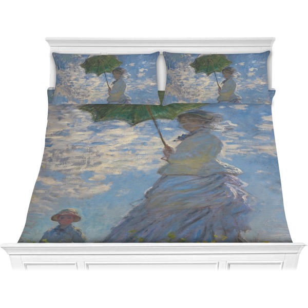 Custom Promenade Woman by Claude Monet Comforter Set - King