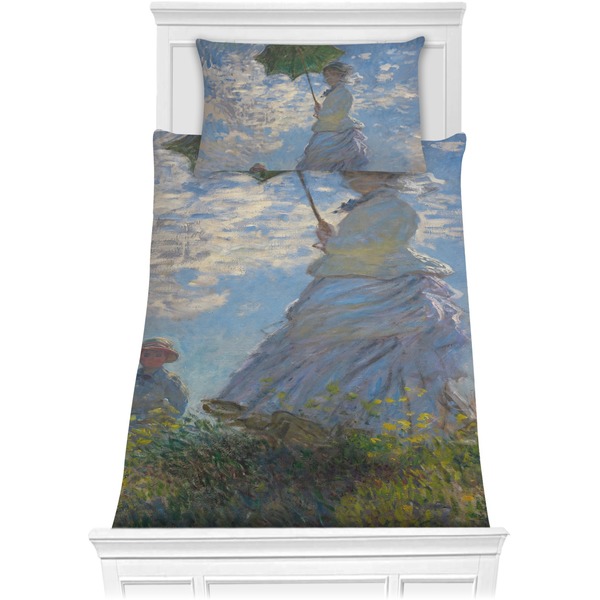 Custom Promenade Woman by Claude Monet Comforter Set - Twin