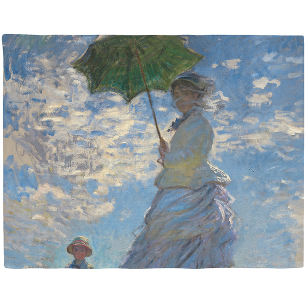 Custom Promenade Woman by Claude Monet Woven Fabric Placemat - Twill