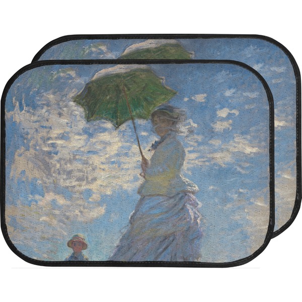 Custom Promenade Woman by Claude Monet Car Floor Mats (Back Seat)