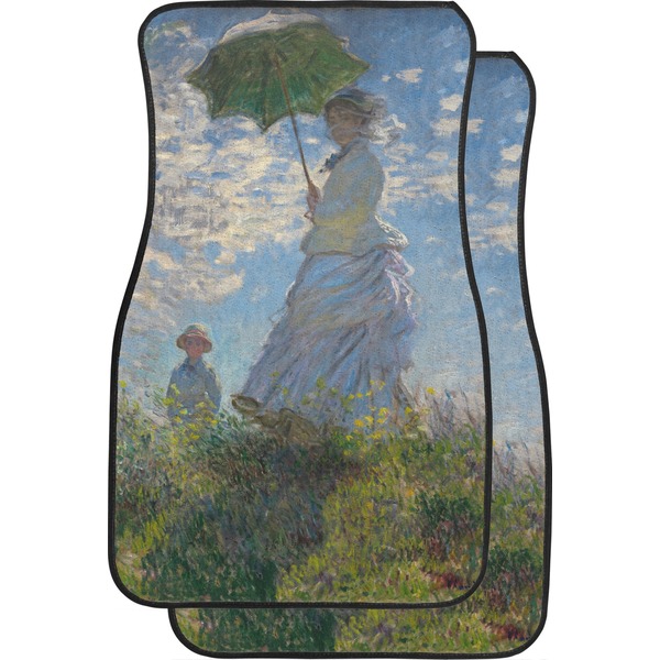 Custom Promenade Woman by Claude Monet Car Floor Mats (Front Seat)