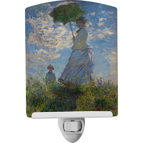 Custom Promenade Woman by Claude Monet Ceramic Night Light