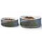 Promenade Woman by Claude Monet Ceramic Dog Bowls - Size Comparison